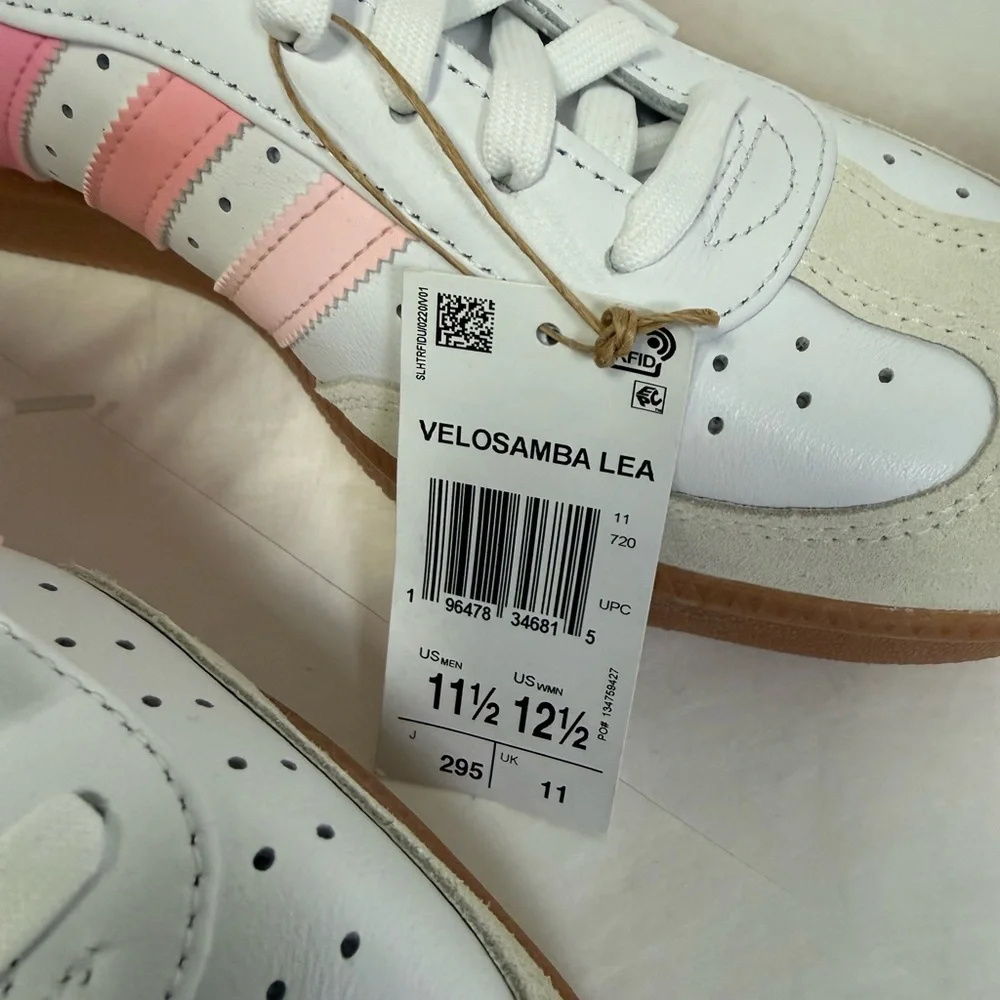 Adidas Velosamba White/Sandy Pink sneakers - Picture 5 of 7